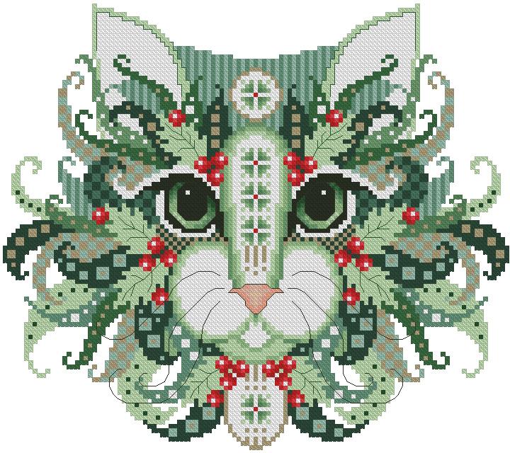Colorful Cats Hollyberry
